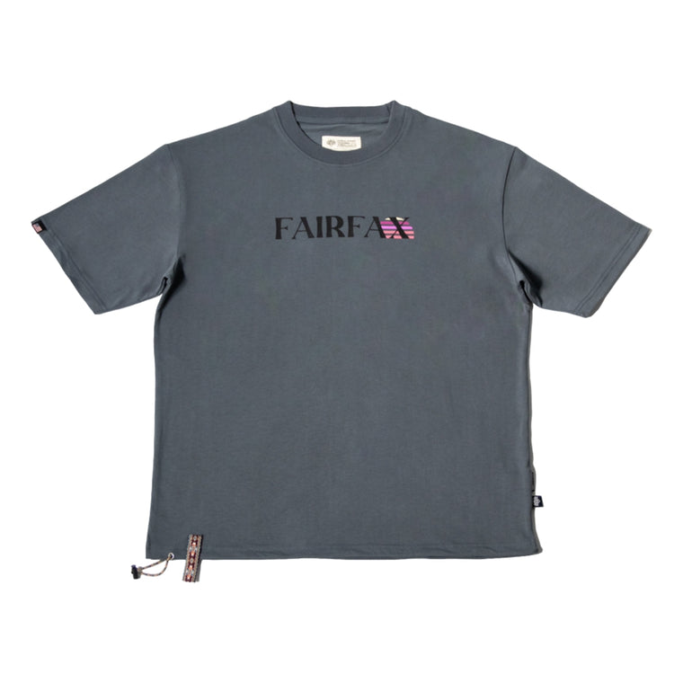 FAIRFAX CAR TEE-CHARCOAL