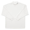 TEAMJOINED JOINED® COTTON⁺ TURTLENECK OVERSIZED LONG SLEEVES TEE-WHITE