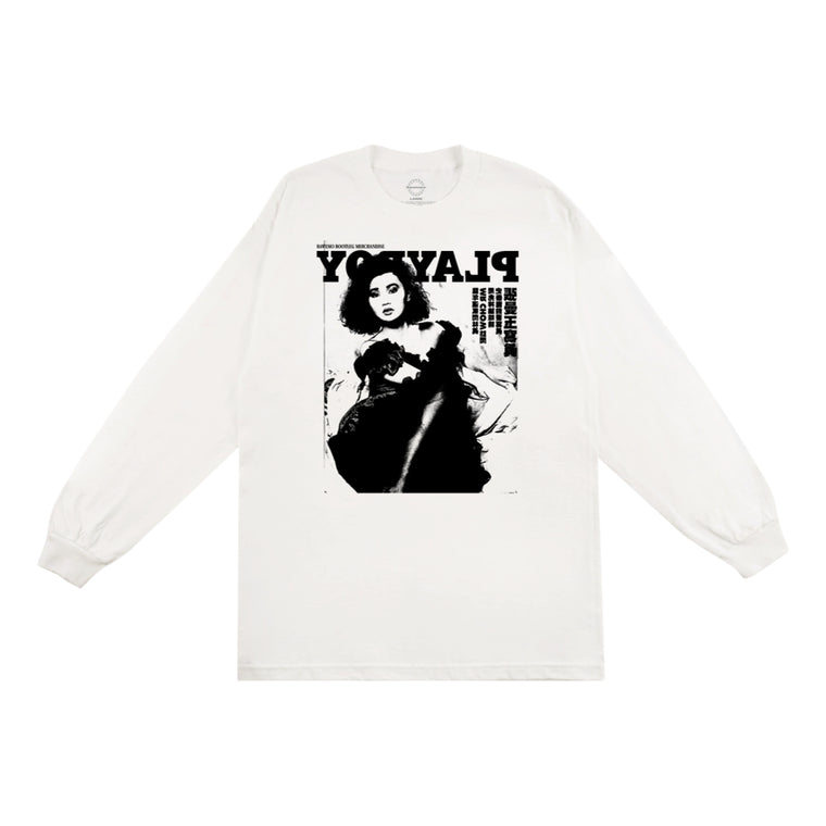 RAW EMOTIONS COVER STAR LS TEE-WHITE