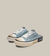 ARTICLE NO. DISTRESSED PATCHWORK SLIP-ON MULE VULCANIZED-DENIM DIRTY