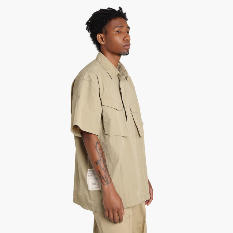 MADNESS DOUBLE POCKETS ARMY SHIRT-SAND