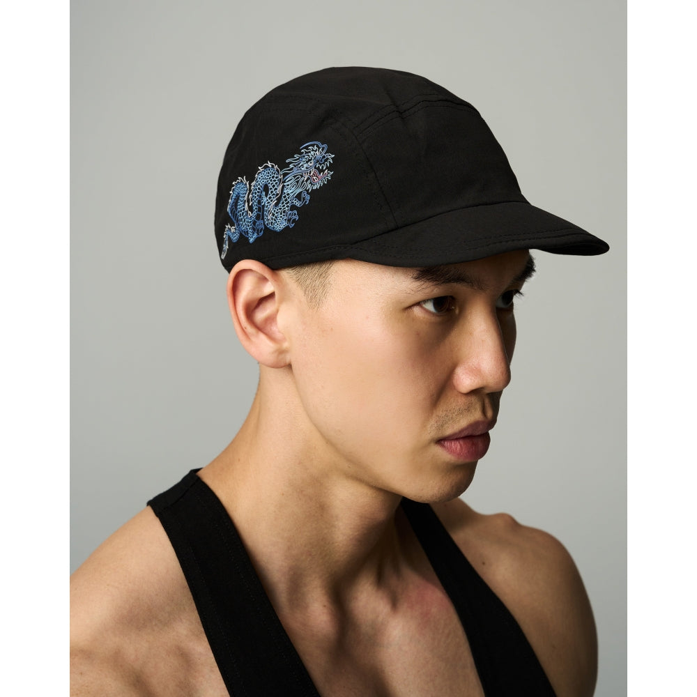 TEAMJOINED DRAGON BACKLEY CAP-BLACK