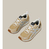 ARTICLE NO. DUNE LOW-TOP BEIGE AND SILVER LOGO RUNNER-BEIGE