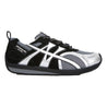 ARTICLE NO. DUNE LOW-TOP BLACK AND SILVER LOGO RUNNER-BLACK BLACK