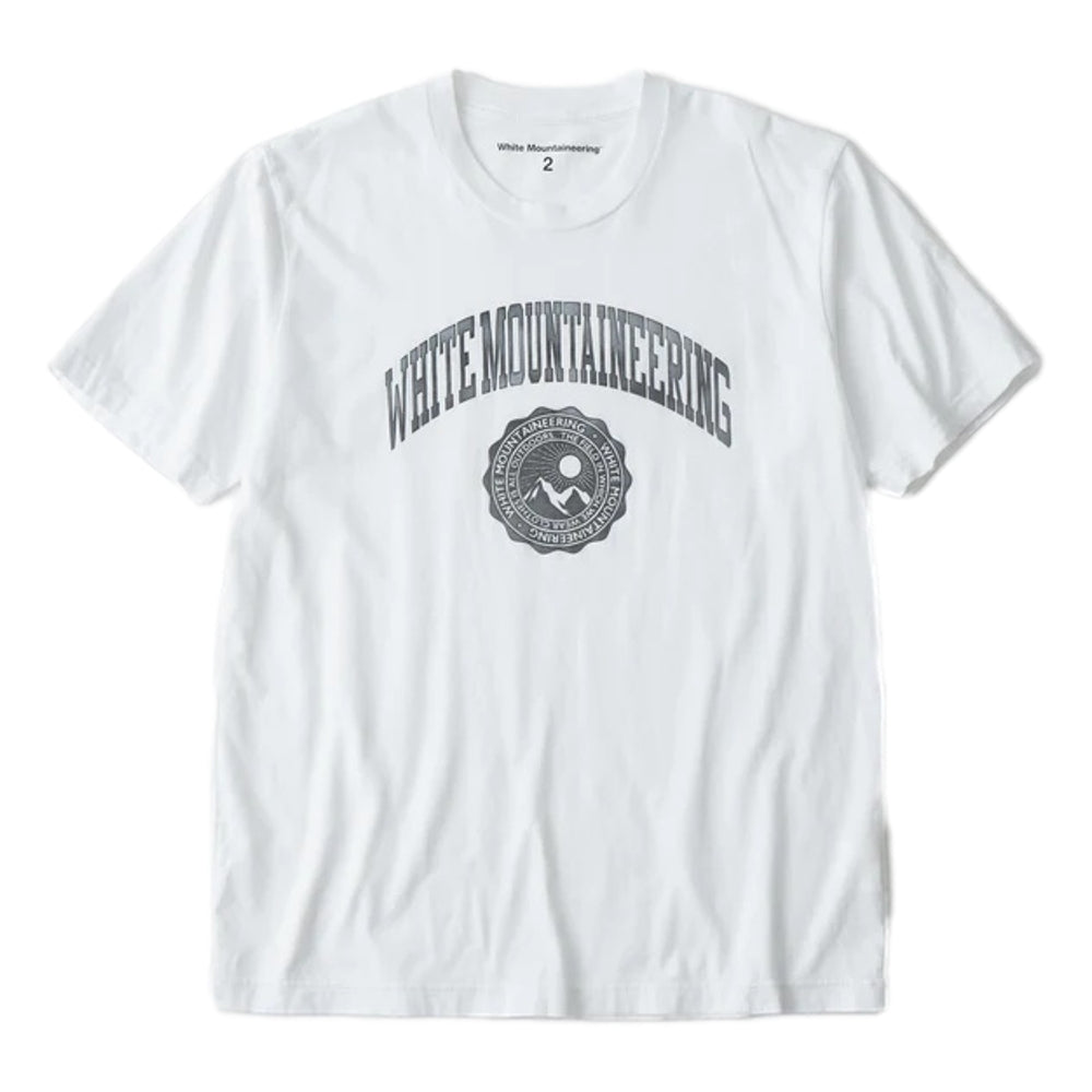 WHITE MOUNTAINEERING FLOCKY PRINT T-SHIRT-WHITE