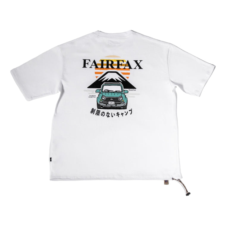 FAIRFAX FUJI CAR TEE-WHITE
