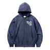 THIS IS NEVER THAT FADED ZIP UP HOODIE-NAVY