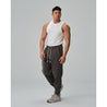 TEAMJOINED JOINED® GOTHIC OUTLINE EMBROIDERY OVERSIZED SWEATPANTS-GREY