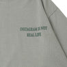 A[S]USL INSTAGRAM IS NOT REAL LIFE LONG TEE-GREY