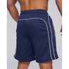 TEAMJOINED JOINED® D-MESH PIPING SHORTS-DARK BLUE