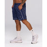 TEAMJOINED JOINED® D-MESH PIPING SHORTS-DARK BLUE