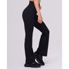 TEAMJOINED JOINED® WOMEN HIGHT-WAIST PEACH MINI FLARED PANT-BLACK