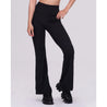 TEAMJOINED JOINED® WOMEN HIGHT-WAIST PEACH MINI FLARED PANT-BLACK