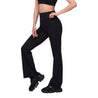 TEAMJOINED JOINED® WOMEN HIGHT-WAIST PEACH MINI FLARED PANT-BLACK