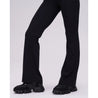 TEAMJOINED JOINED® WOMEN HIGHT-WAIST PEACH MINI FLARED PANT-BLACK
