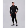 TEAMJOINED JOINED® STRIPE ZIP UP-BLACK/BEIGE