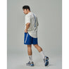 TEAMJOINED JOINED® ADAPT LOGO SPLICING PERFORMANCE SHORTS-BLUE