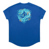 TEAMJOINED JOINED® CNY24 COILED DRAGON DROP SHOULDER MUSCLE TEE-DARK BLUE