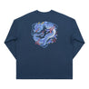 TEAMJOINED JOINED® CNY24 COILED DRAGON OVERSIZED LONG SLEEVES-DARK BLUE