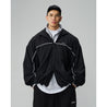 TEAMJOINED JOINED® PIPING TECH WINBREAKER JACKET-BLACK