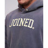 TEAMJOINED JOINED® ARCH LOGO OVERSIZED HOODIE-DARK BLUE