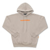 TEAMJOINED JOINED® LOGO OVERSIZED HOODIE-LIGHT KHAKI/ ORANGE