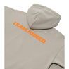 TEAMJOINED JOINED® LOGO OVERSIZED HOODIE-ORANGE/ CREAM GRAY