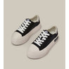 ARTICLE NO. O.G. CLASSIC PLATFORM BLACK SNEAKERS IN SILVER TAIL-BLACK / SILVER