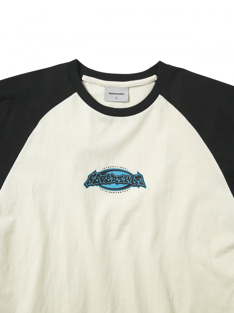 THIS IS NEVER THAT RAGLAN TEE-WHITE