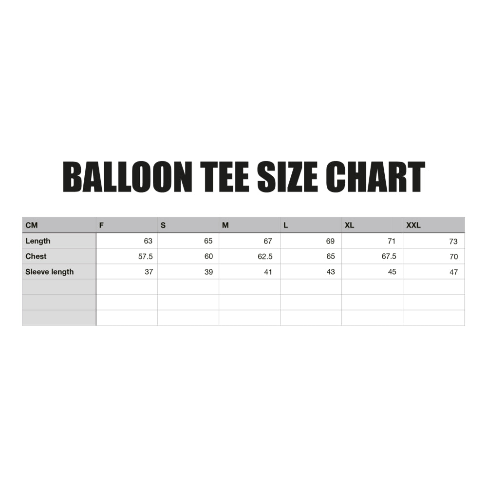 SCENE BY ICE FIRE SC BALLOON TEE-BLACK/GREY