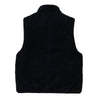 CONSIGNMENT- STUSSY SHERPA REVERSIBLE VEST-BLACK