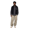 CONSIGNMENT- STUSSY SHERPA REVERSIBLE VEST-BLACK