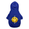 2ND CLOSET "SMILEY FACE" PRINTED PET HOODY-BLUE