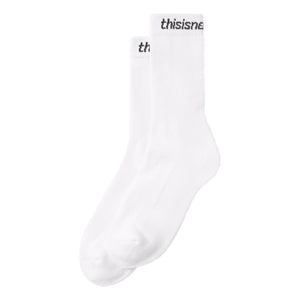 THIS IS NEVER THAT SP-LOGO SOCKS 3PACK-WHITE