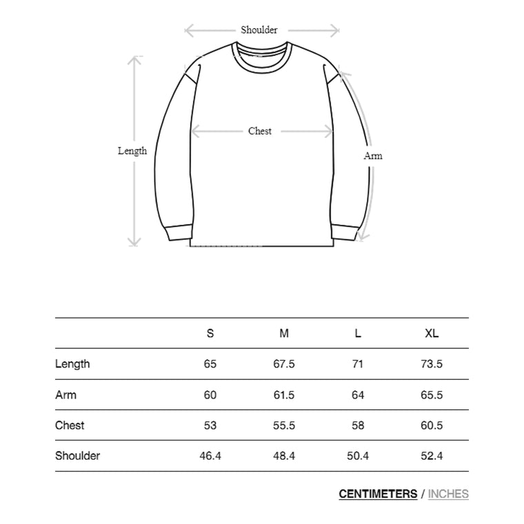 THIS IS NEVER THAT T-LOGO L/S TEE-WHITE