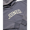 TEAMJOINED JOINED® ARCH LOGO OVERSIZED HOODIE-DARK BLUE