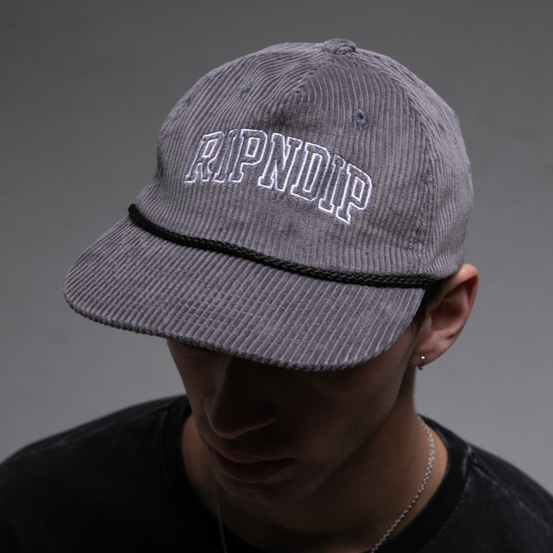 RIPNDIP TEAM SPIRIT STRAPBACK-CHARCOAL