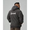 TEAMJOINED TJTC™ EMBROIDERED PATCH SHERPA HOODIE-FOSSIL GREY