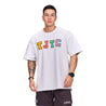 TEAMJOINED TJTC™ COLOR ALPHABET HEAVY OVERSIZED-WHITE