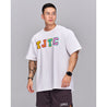 TEAMJOINED TJTC™ COLOR ALPHABET HEAVY OVERSIZED-WHITE