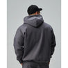 TEAMJOINED TJTC™ FLEECE OVERSIZED HOODIE-DARK GREY
