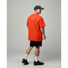 TEAMJOINED TJTC™ TJ GOTHIC LOGO HEAVY OVERSIZED-ORANGE/RED