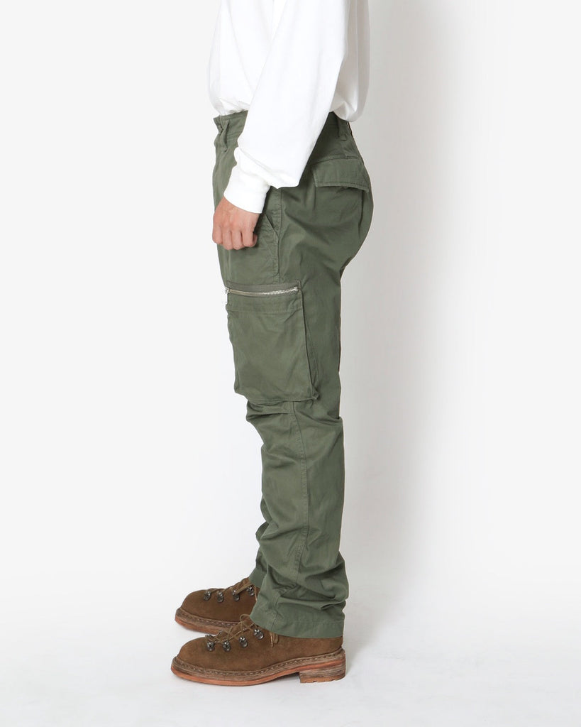 NONNATIVE TROOPER 6P TROUSERS COTTON GABARDINE-OLIVE - Popcorn Store