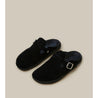 ARTICLE NO. VAGABOND LEATHER BLACK DRIFT CLOGS-BLACK