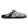 ARTICLE NO. VAGABOND LEATHER ZEBRA PRINT DRIFT CLOGS-ZEBRA