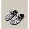 ARTICLE NO. VAGABOND LEATHER ZEBRA PRINT DRIFT CLOGS-ZEBRA