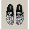 ARTICLE NO. VAGABOND LEATHER ZEBRA PRINT DRIFT CLOGS-ZEBRA