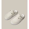 ARTICLE NO. VAGABOND SUEDE ECRU DRIFT CLOGS-ECRU