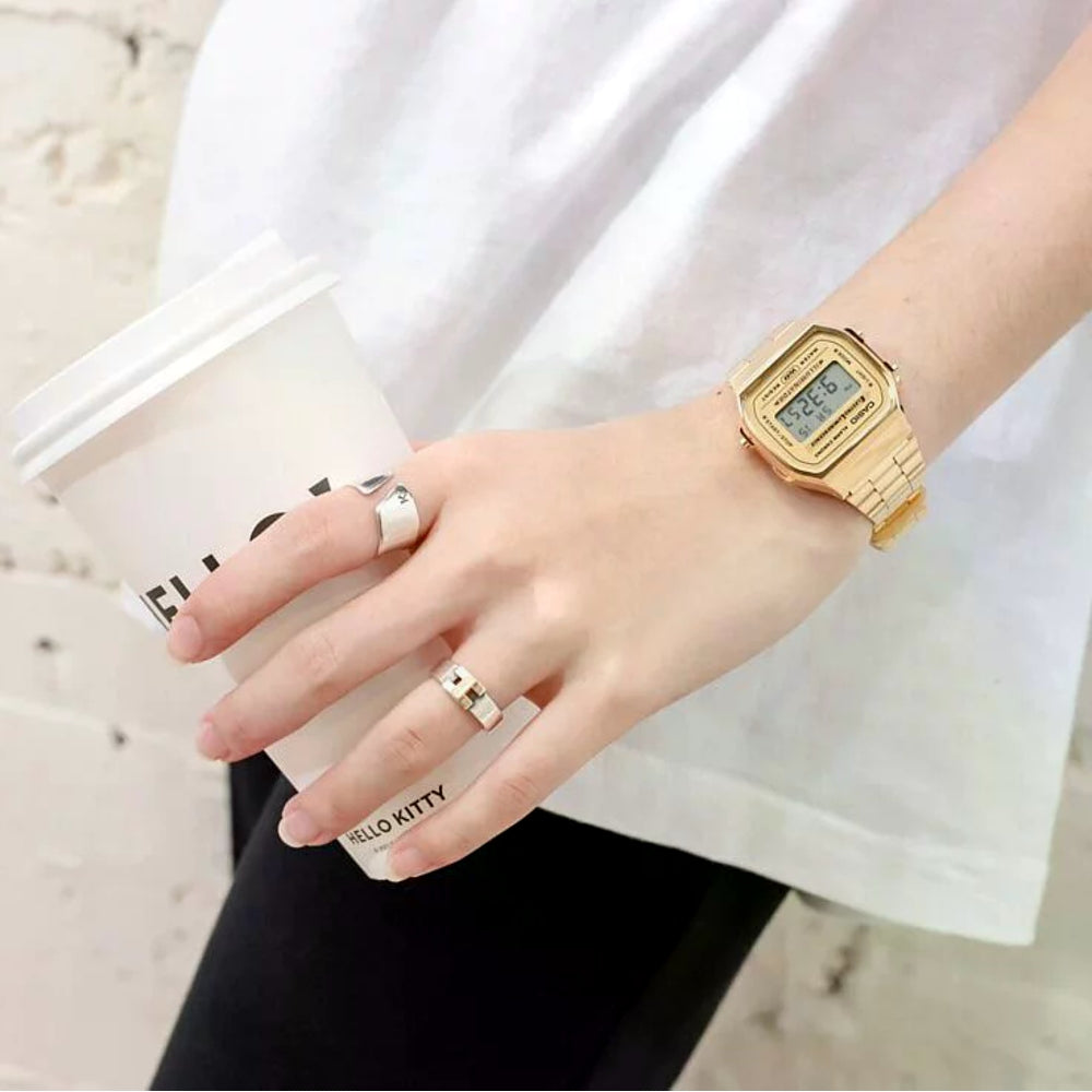 CASIO VINTAGE GENERAL LINE A168-GOLD
