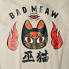 BADMEAW WITCH CAT TEE-SAND